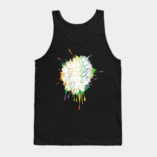 Rainbow Tulips Sketch Tank Top